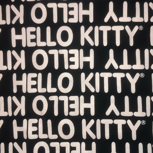 COPY - HELLO KITTY SANRIO WOMENS TANK TOP SIZE MEDIUM PINK BLACK AND WHITE KAWA… - Picture 3 of 11